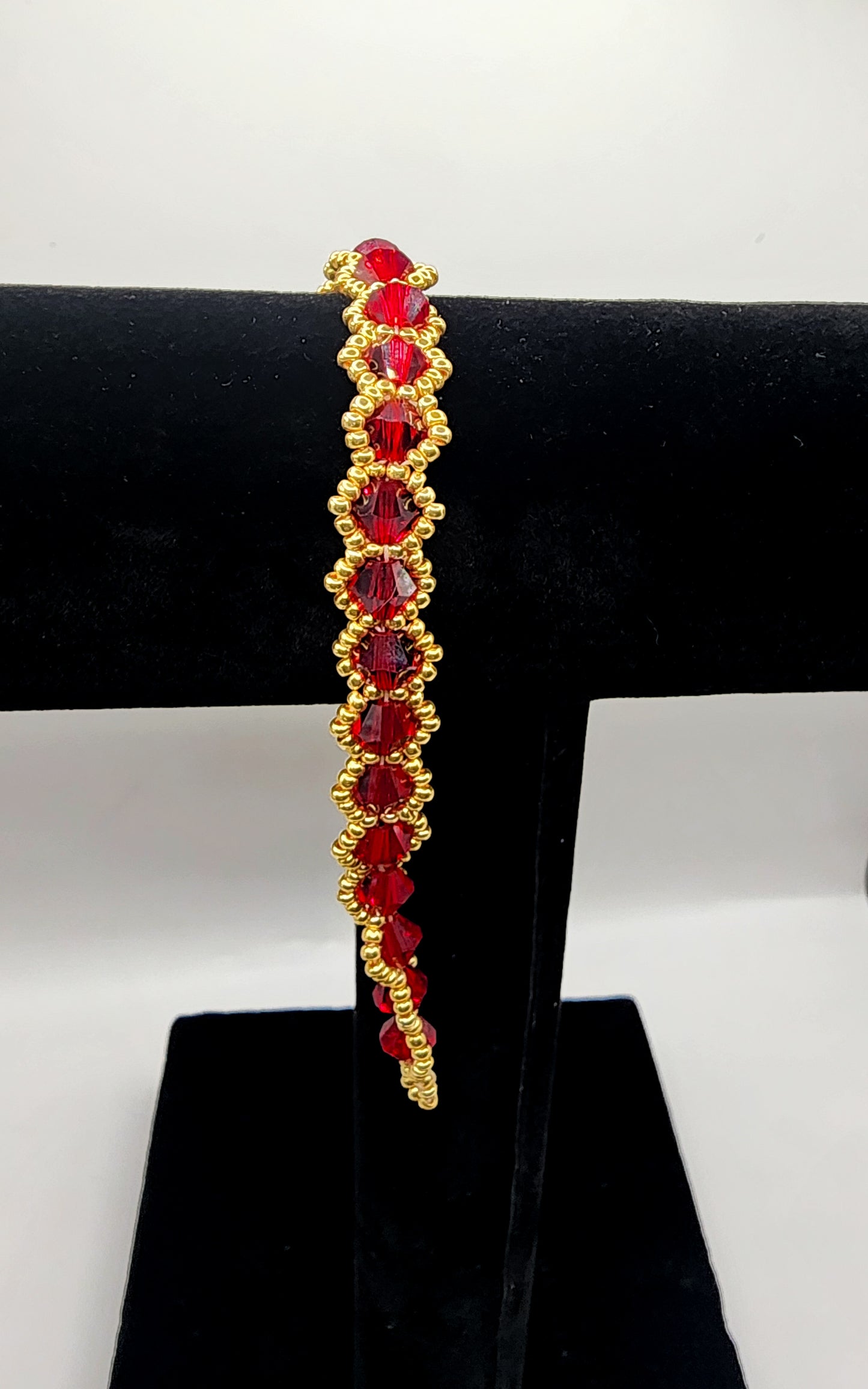 Ruby Crystal Bracelet