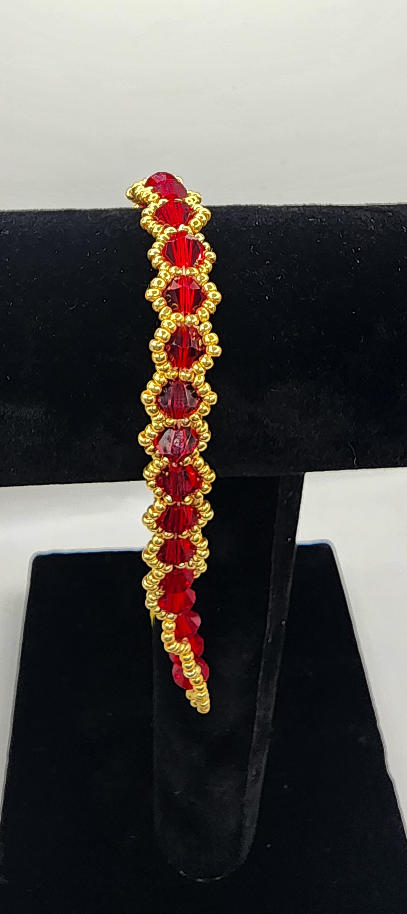 Ruby Crystal Bracelet
