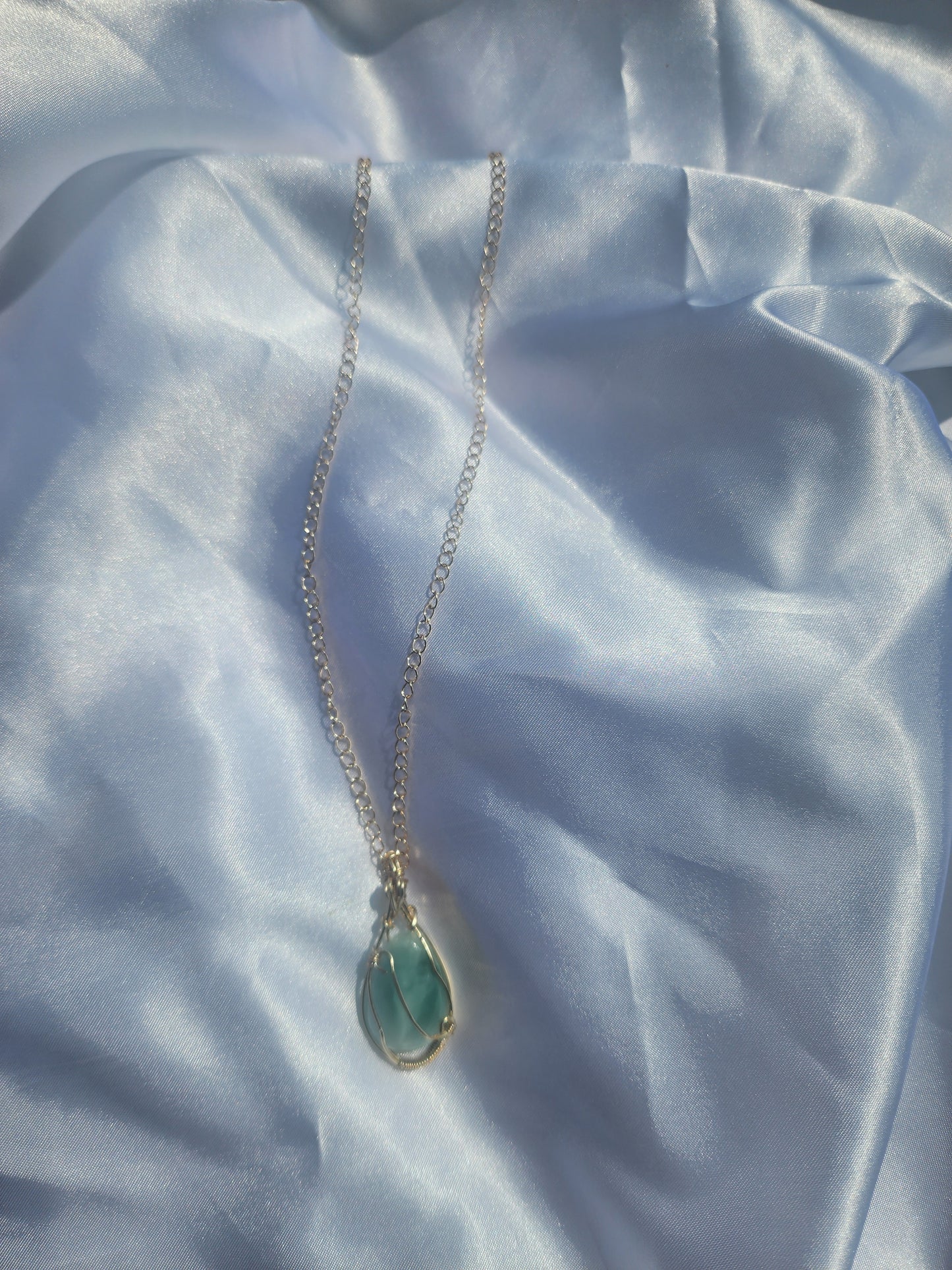Green Moonstone pendant