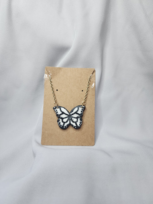 Shadow Butterfly Necklace