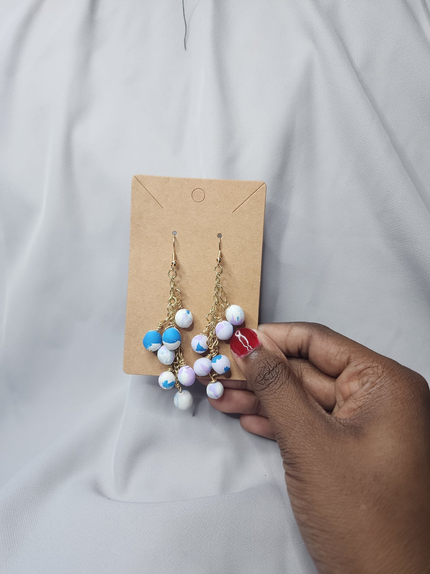 Block Color Pea Earrings