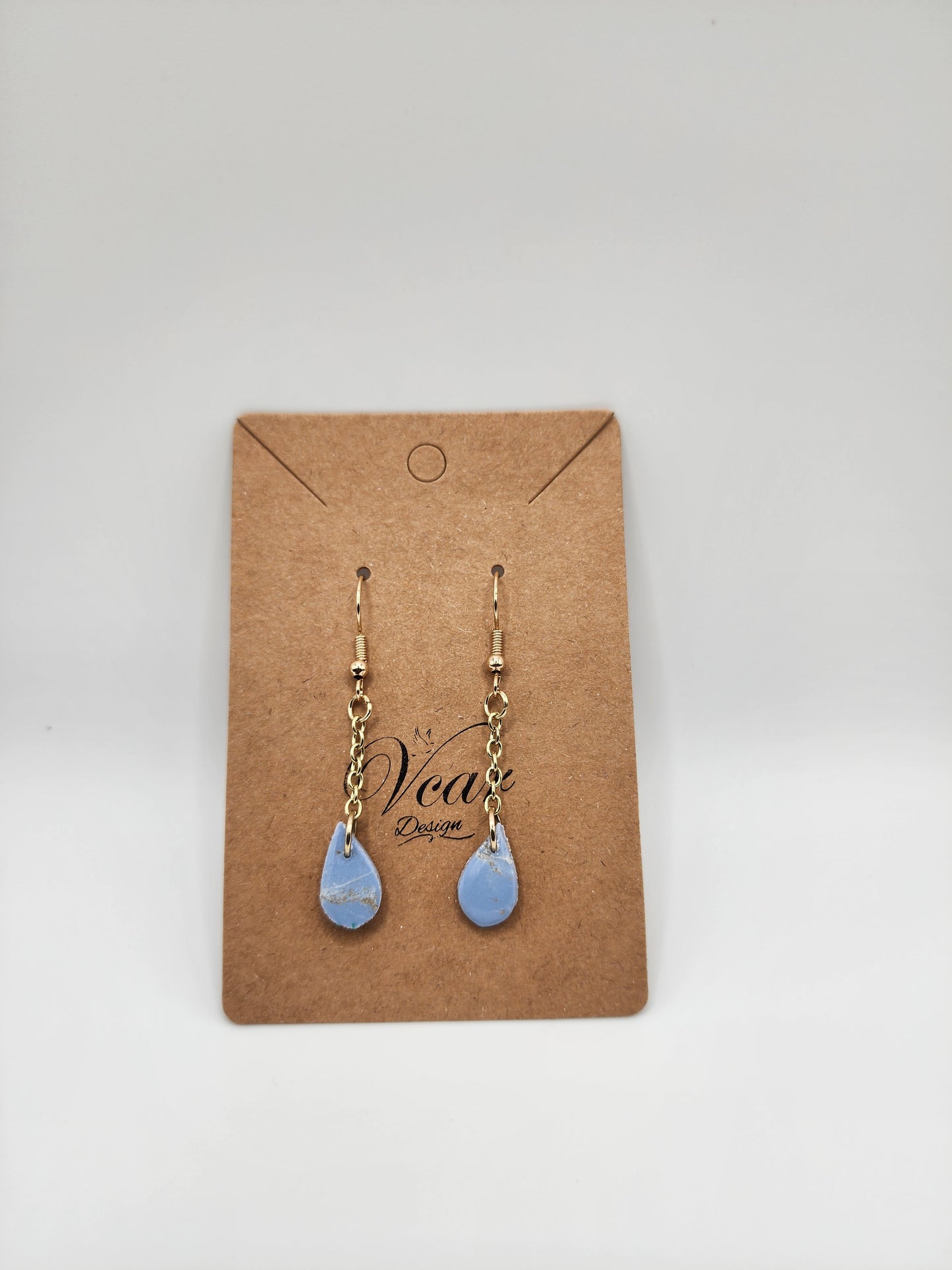 Petite Sky Raindrop Earrings