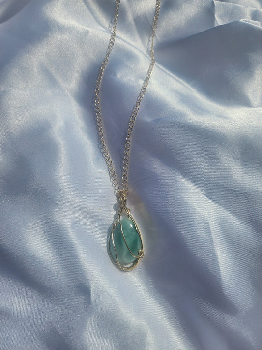 Green Moonstone pendant