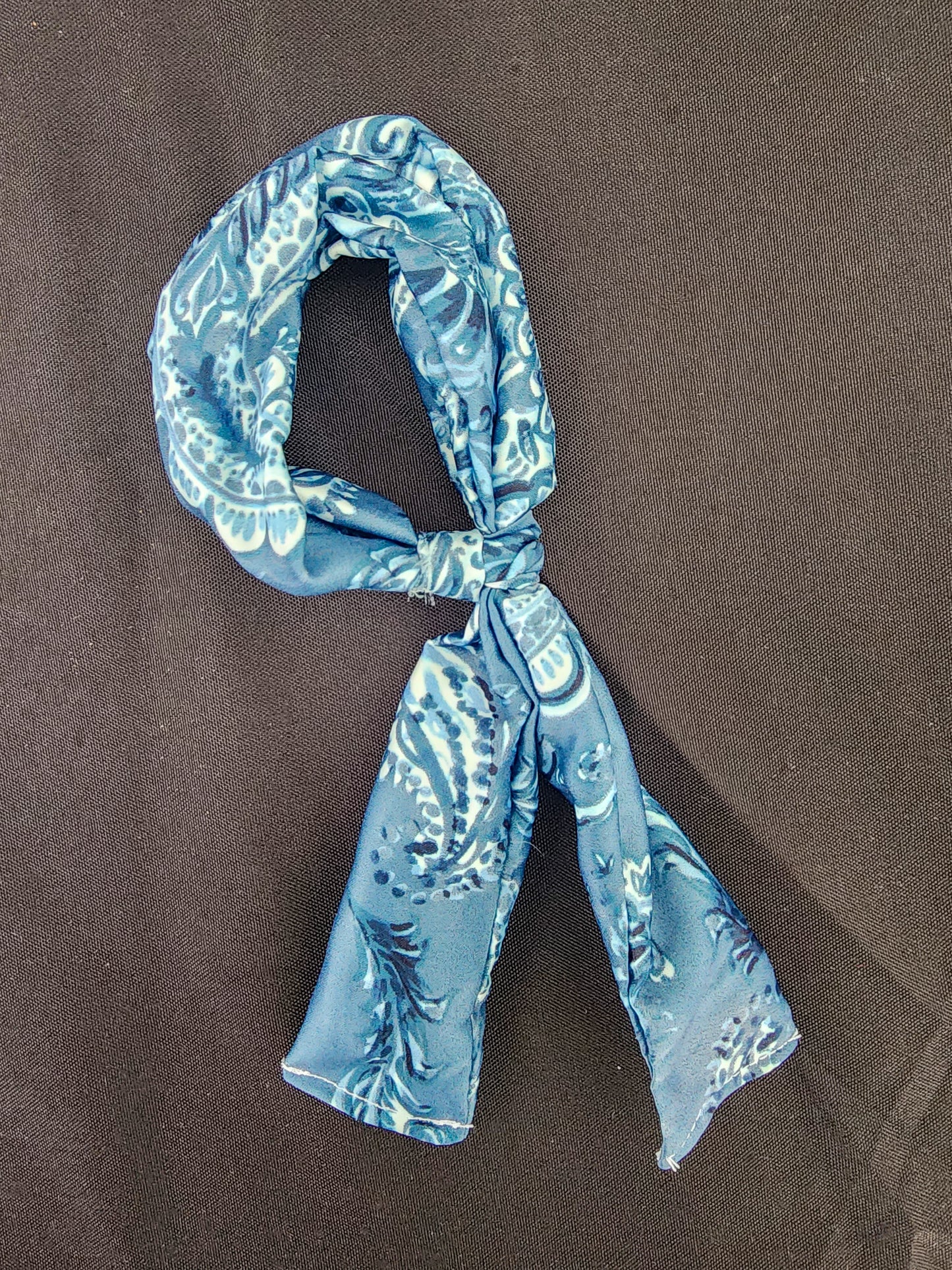 Blue Bandana Sash