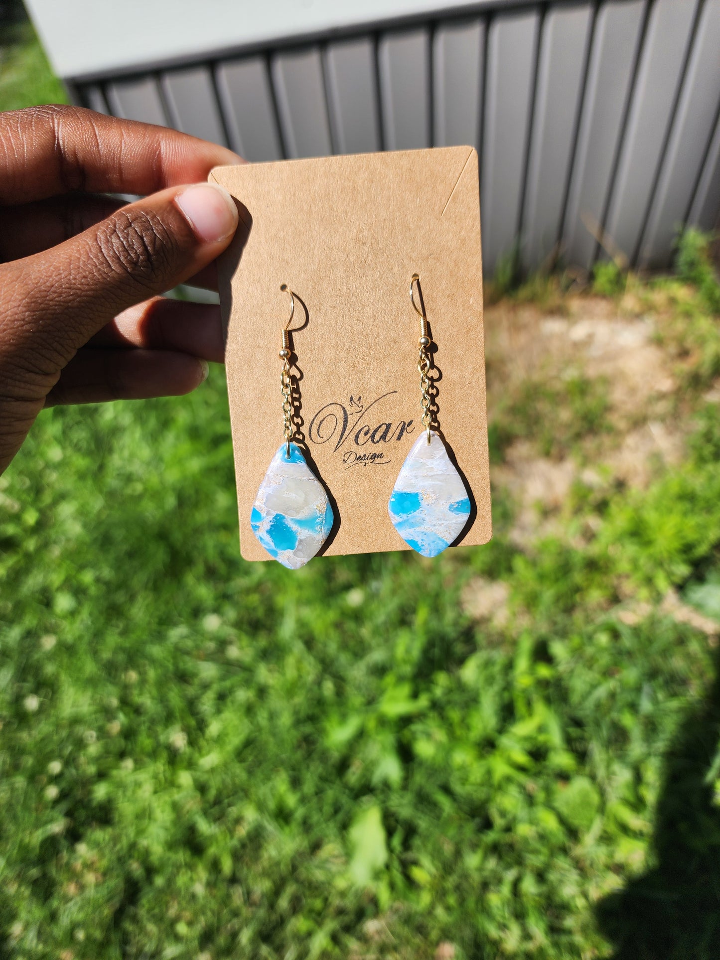 Ocean Raindrop Earrings