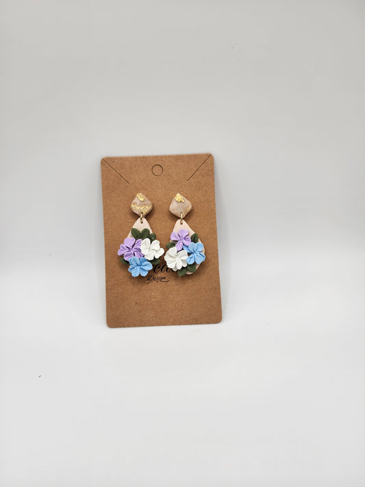 Flower bouquet Studs